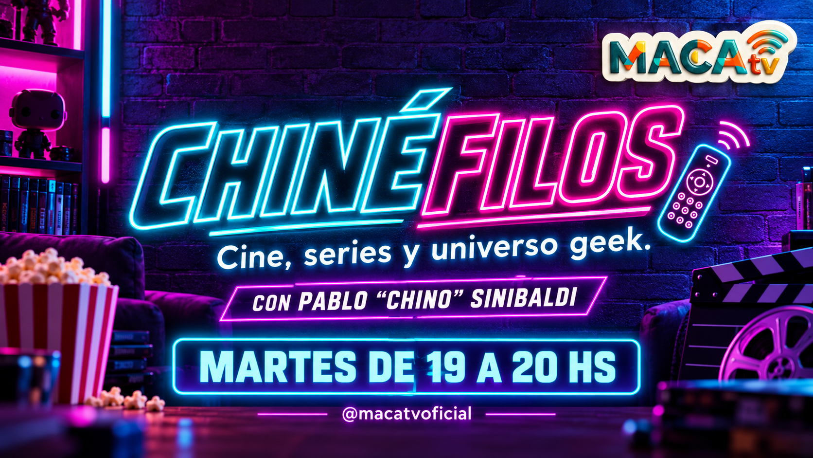 Chinéfilos, martes de 19 a 20 hs